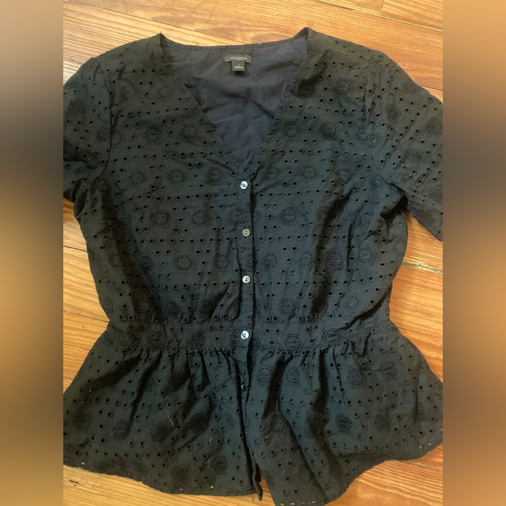 Ann Taylor eyelet lace